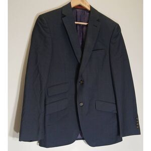 Ted baker london mens 38S navy blue virgin wool blazer